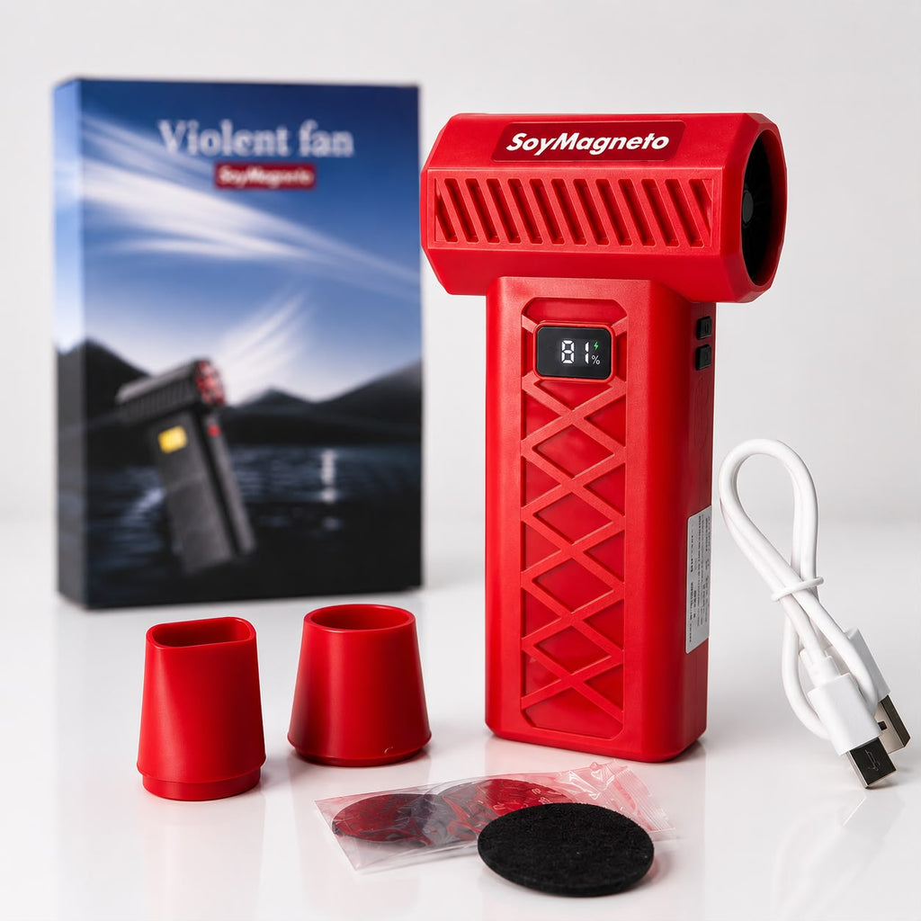 Soplador Aspirador Turbo Inalámbrico con Linterna LED — Edición Limitada